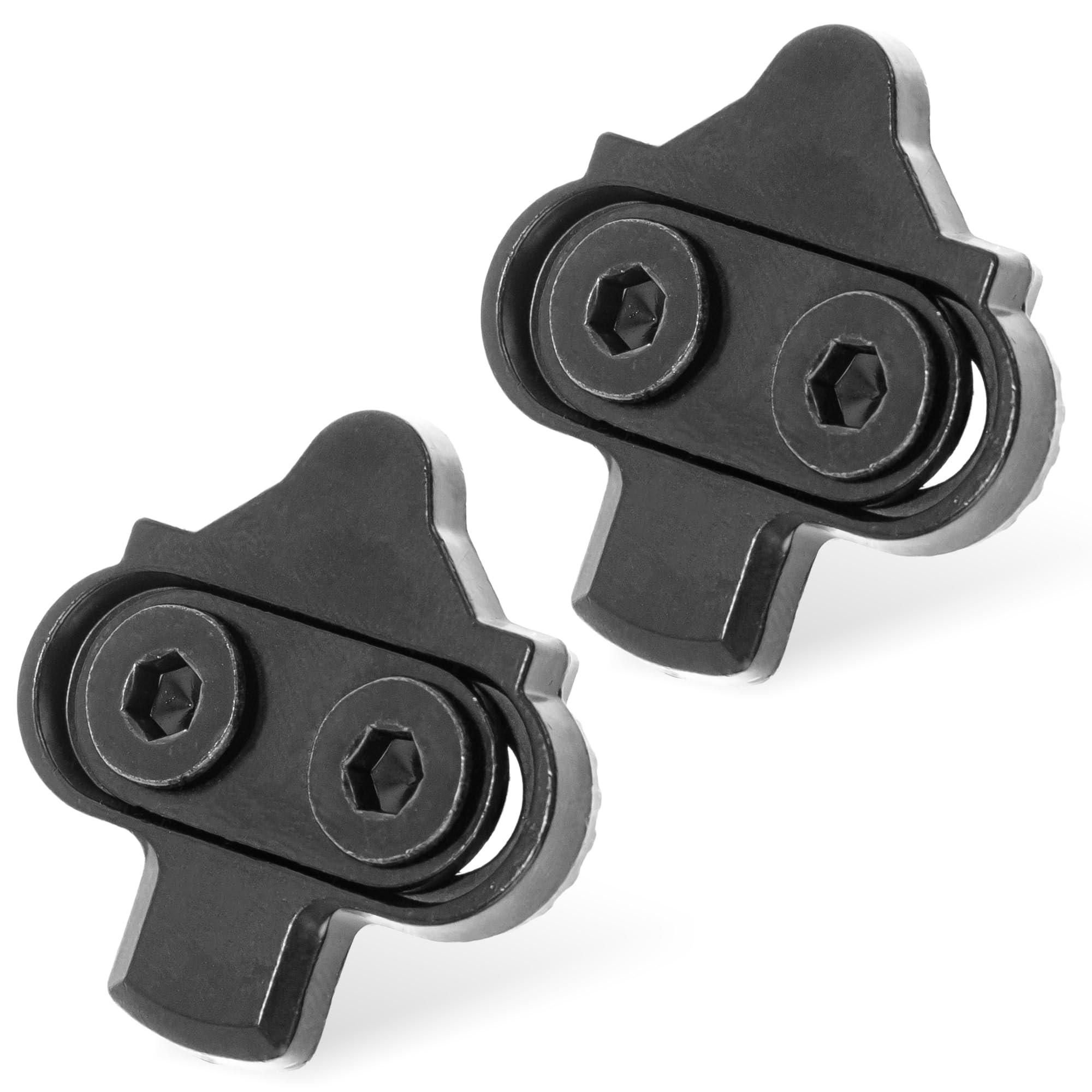 [Lifetime Warranty] Bike Cleats - Compatible with Shimano SPD & Look X-Track Pedals - Cycling Cleat for Cycling Shoes Suitable for Spinning Indoor Cycling Mountain Biking Outdoor Road Cycling - Pack of 2 image 0