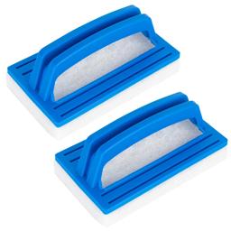 [Lifetime Warranty] Hand-Held Sponge Pool Scrub Brush - for Tile, Grout, Walls, Vinyl Liners, Spas, Tubs, Showers - Pack of 2 thumbnail 0