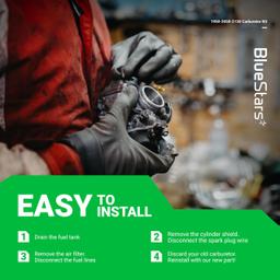 [Lifetime Warranty] 1950 2050 2150 Carburetor Kit - Compatible with Poulan 1900 2055 2175 2350 2450 2550 262 Wild Thing 545081885 530069703 C1Q-W8 C1Q-W14 WT-891 WT-324 Air Filter Fuel Line Spark Plug thumbnail 7