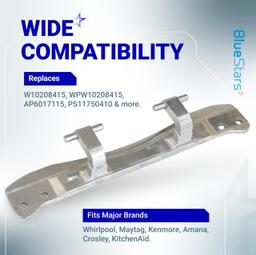 [Lifetime Warranty] W10208415 WPW10208415 Dryer Washer Door Hinge - Compatible for Whirlpool Maytag Kenmore Crosley Front Loader Dryer and Washer Hinges - Replaces 1872427 AP6017115 PS11750410 EA11750410 thumbnail 2