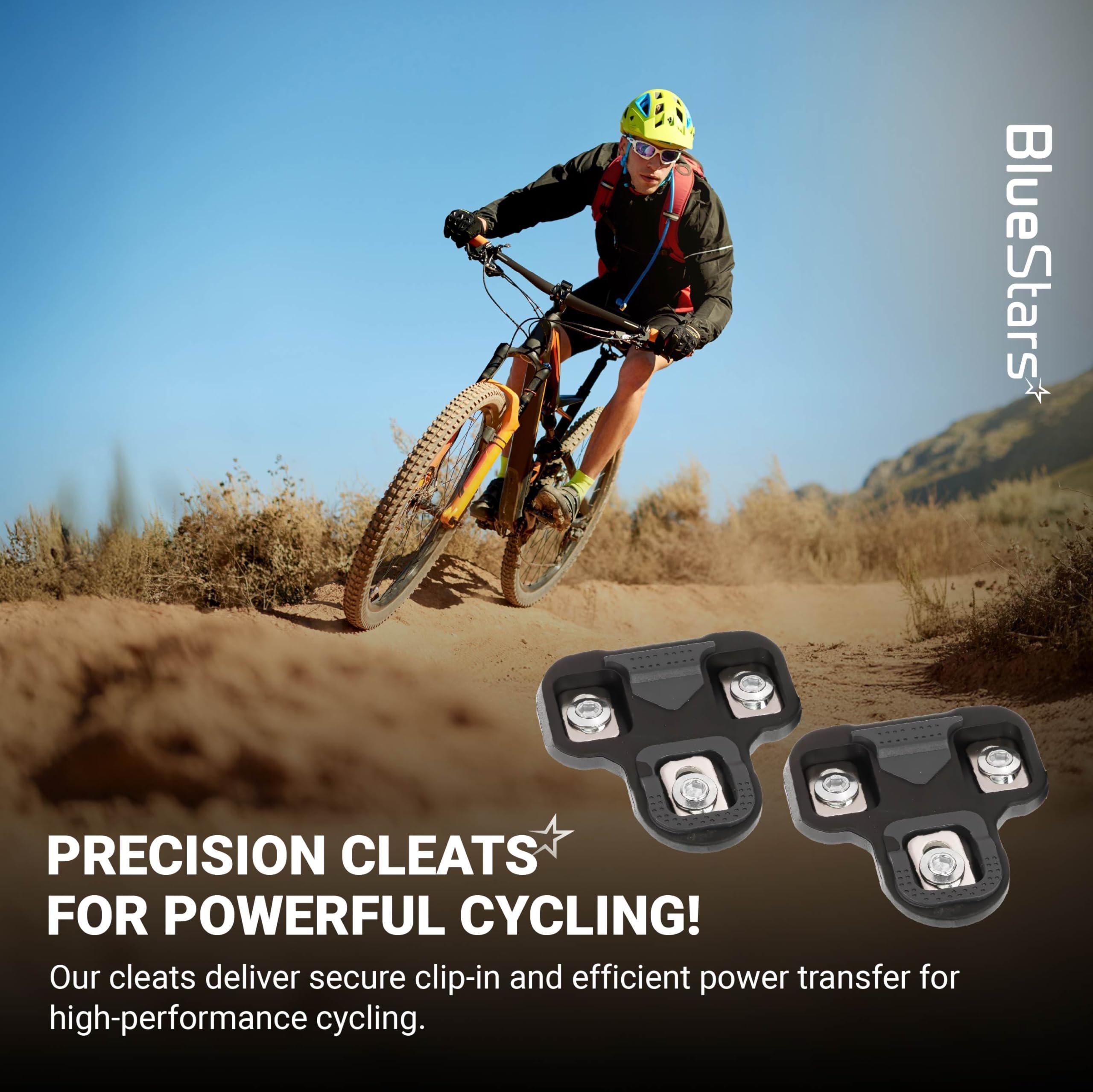 [Lifetime Warranty] Bike Cleats - Compatible with Look KEO Pedals - 0-Degree Float Fixed Cleat for Cycling Shoes Suitable for Spinning Indoor Cycling Mountain Biking Outdoor Road Cycling - Pack of 2 image 2