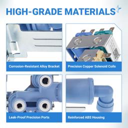 [Lifetime Warranty] 242253002 Refrigerator Water Inlet Valve - Compatible with Frigidaire Electrolux Kenmore Crosley Refrigerators - Replaces 242102201 2689640 AP5669874 PS7321353 EAP7321353 thumbnail 3