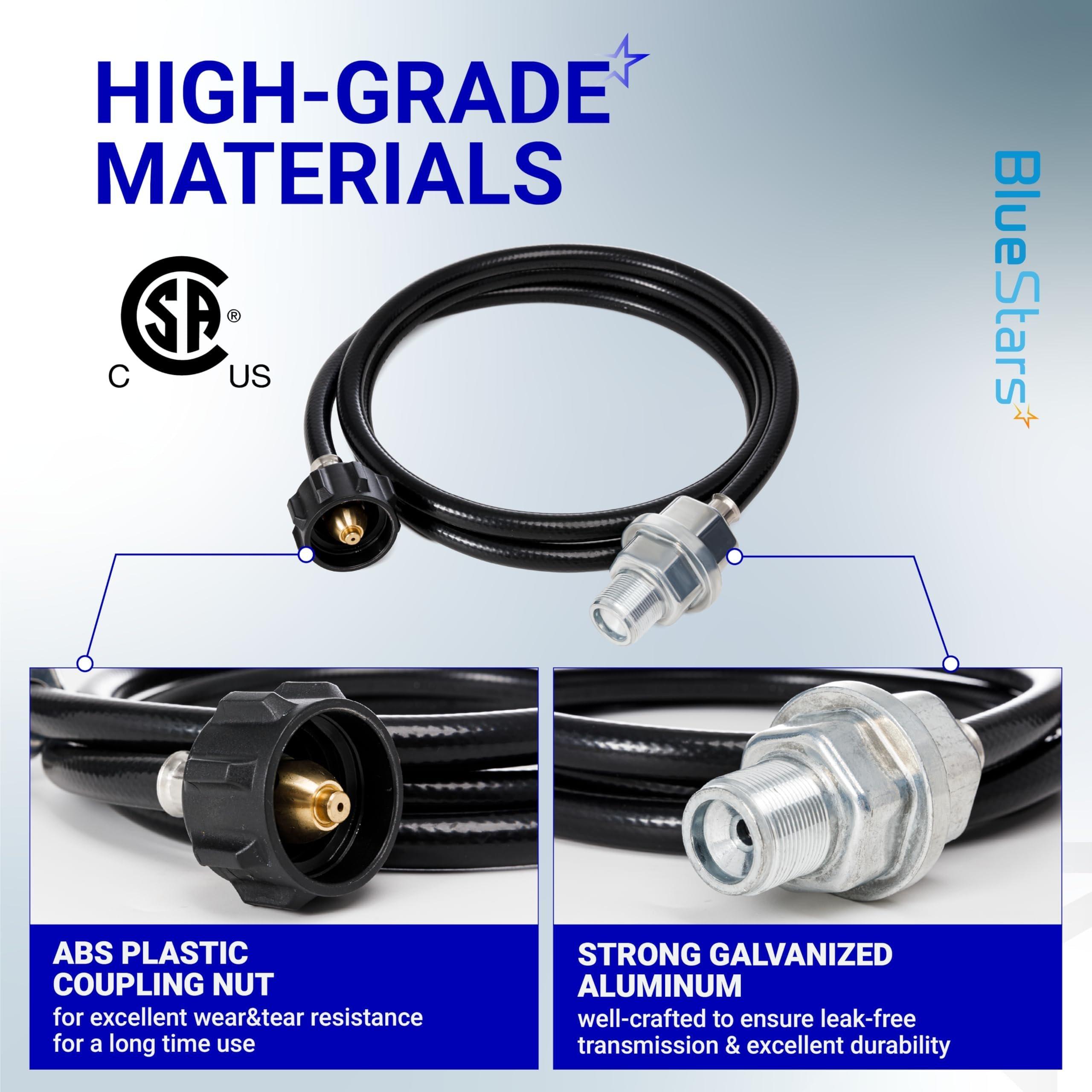 [Lifetime Warranty] [CSA Certified] Propane Fuel Filter F273699 with 6FT Hose & QCC1/Type1 Adapter, Fit Buddy Series, Mr.Heater Buddy & Big Buddy Heaters, Connect 20-45 lb Propane Tanks image 5