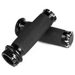 [Lifetime Warranty] 1-Inch Handlebar Hand Grips, Non-Slip and Durable - Compatible with Harley Dyna, Sportster 883 1200, Road Glide, Softail, Street Glide, Tour Glide thumbnail 0