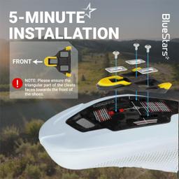 [Lifetime Warranty] Bike Cleats - Compatible with Shimano SPD-SL Pedals - 6-Degree Float Cleat for Cycling Shoes Suitable for Spinning Indoor Cycling Mountain Biking Outdoor Road Cycling - Pack of 2 thumbnail 3