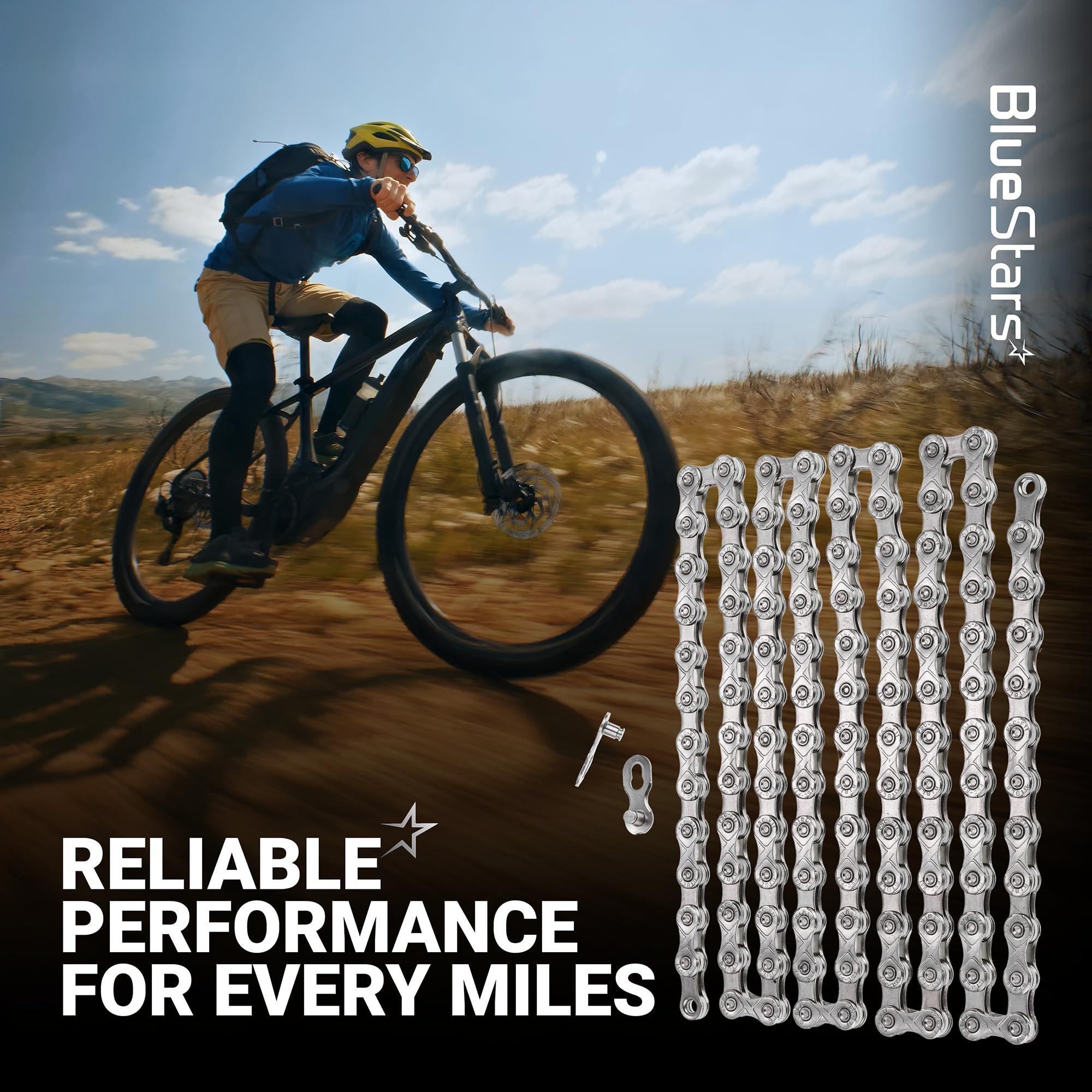 [Lifetime Warranty] 11 Speed Bike Chain 1/2 x 11/128 Inch (116 Links) with Quick Link - Anti-Rust Bicycle Chain - for MTB/Road/Gravel/Cyclocross Bikes - Compatible with Shimano SRAM Campagnolo image 6
