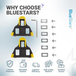 [Lifetime Warranty] Bike Cleats - Compatible with Shimano SPD-SL Pedals - 6-Degree Float Cleat for Cycling Shoes Suitable for Spinning Indoor Cycling Mountain Biking Outdoor Road Cycling - Pack of 2 thumbnail 7