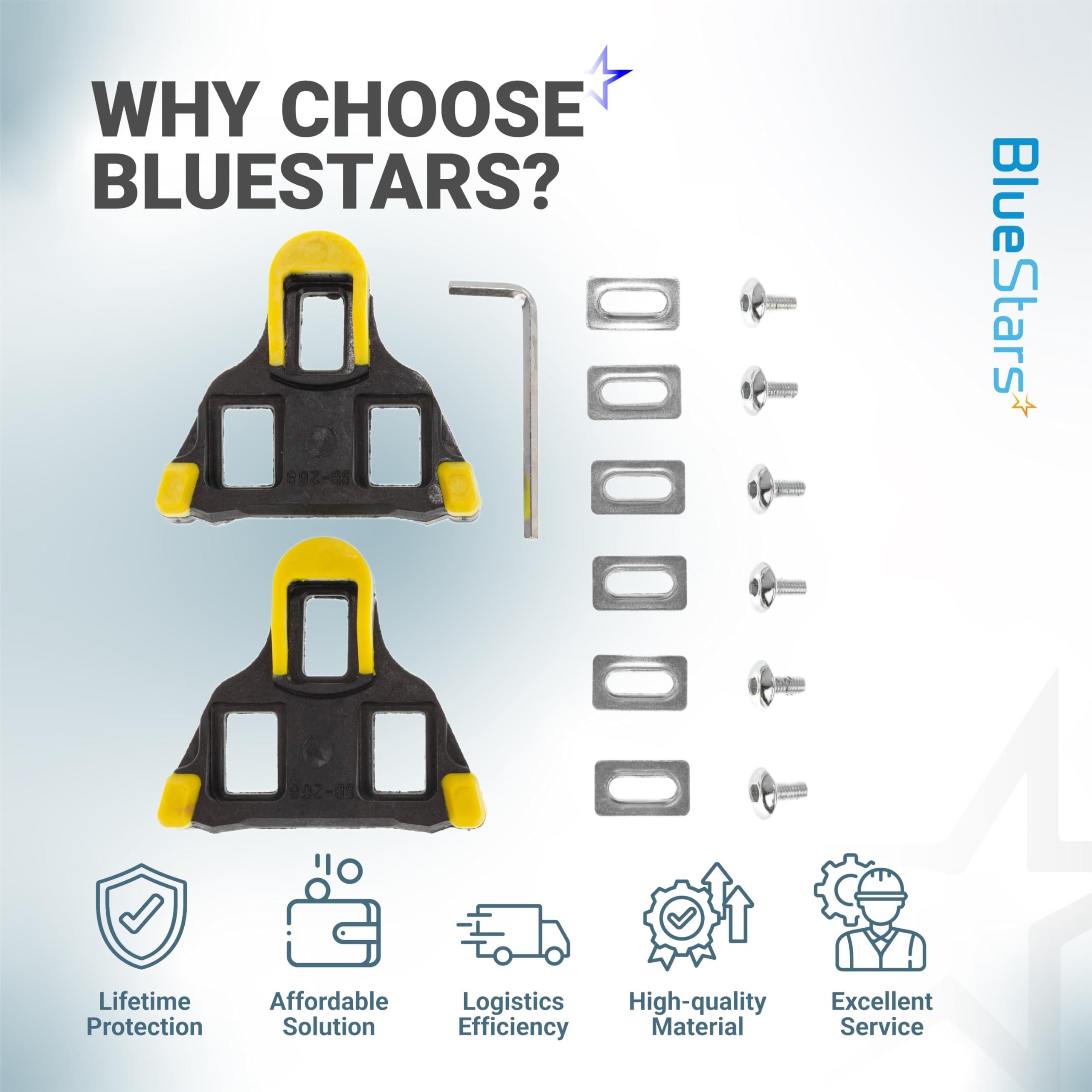 [Lifetime Warranty] Bike Cleats - Compatible with Shimano SPD-SL Pedals - 6-Degree Float Cleat for Cycling Shoes Suitable for Spinning Indoor Cycling Mountain Biking Outdoor Road Cycling - Pack of 2 image 7