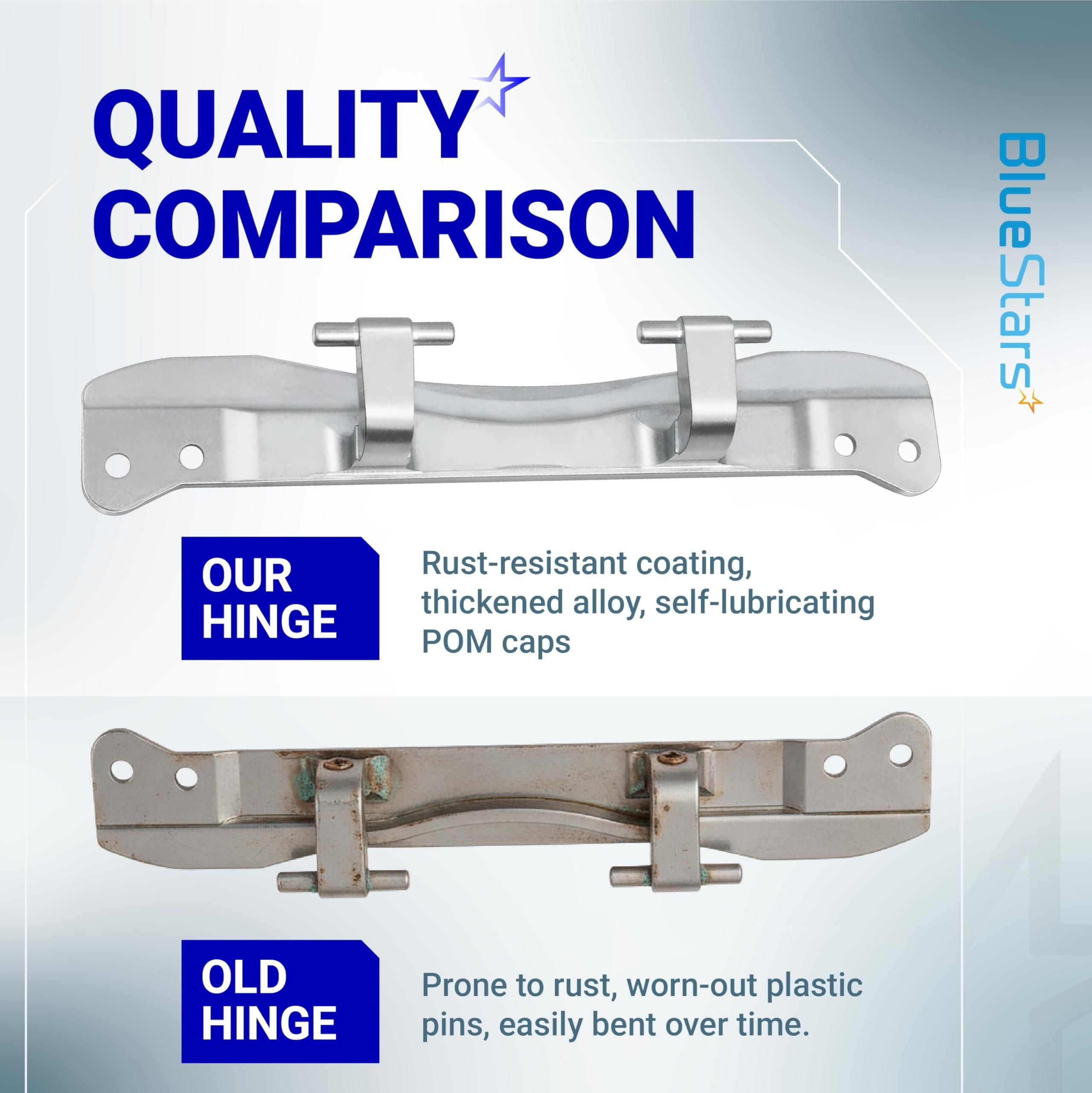 [Lifetime Warranty] W10208415 WPW10208415 Dryer Washer Door Hinge - Compatible for Whirlpool Maytag Kenmore Crosley Front Loader Dryer and Washer Hinges - Replaces 1872427 AP6017115 PS11750410 EA11750410 image 5