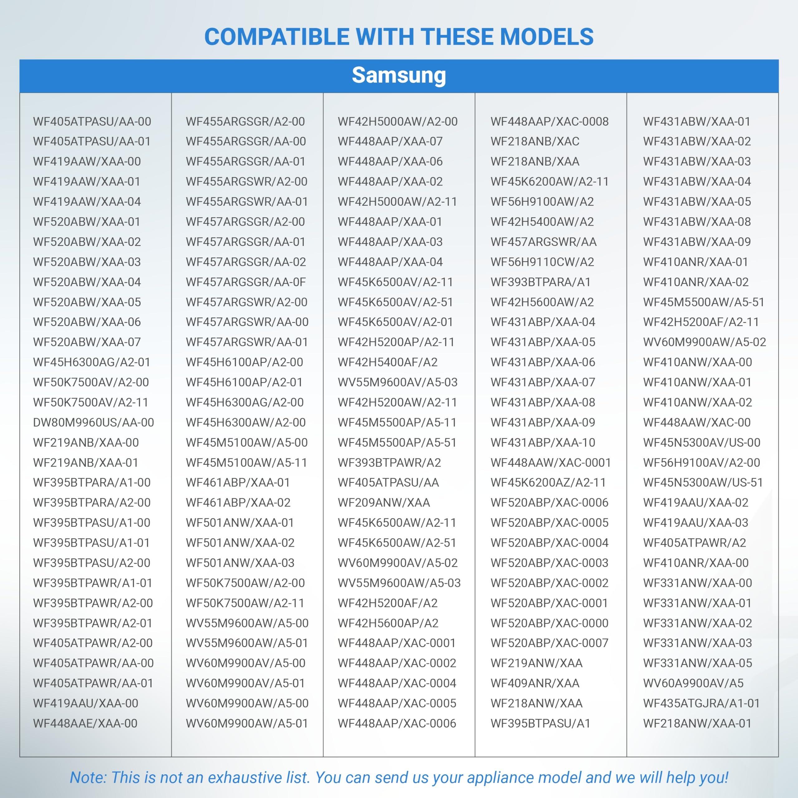 [Lifetime Warranty] DC66-00470A & DC66-00470B Washer Shock Absorber Replacement - Compatible with Samsung Washing Machines - Replaces AP4206426 2020946 DC66-00650C DC66-00650D PS4212219 - Pack of 4 image 7