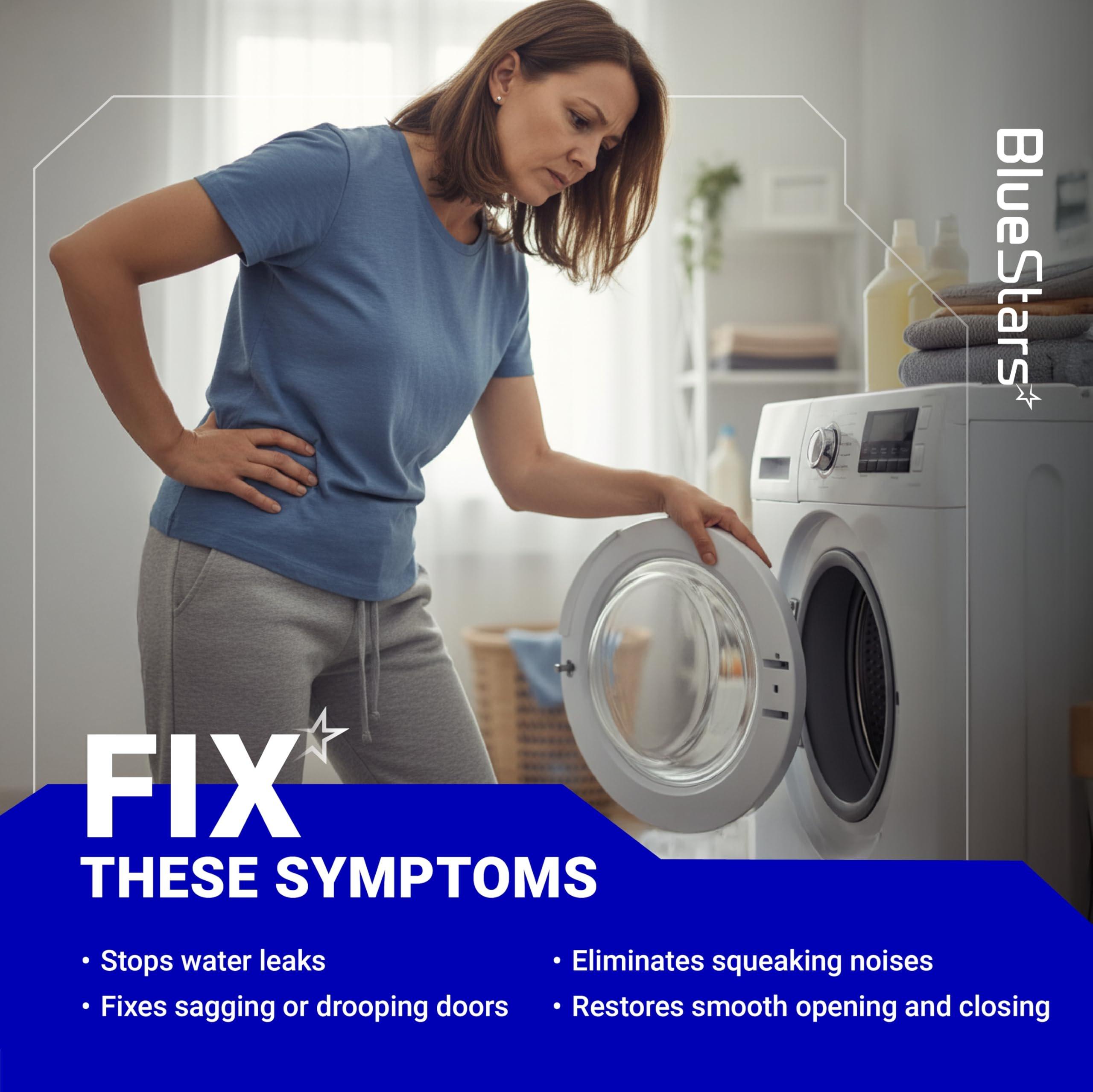 [Lifetime Warranty] W10208415 WPW10208415 Dryer Washer Door Hinge - Compatible for Whirlpool Maytag Kenmore Crosley Front Loader Dryer and Washer Hinges - Replaces 1872427 AP6017115 PS11750410 EA11750410 image 4