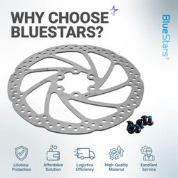 [Lifetime Warranty] 160mm Disc Brake Rotor Stainless Steel Bike Disc Brake Rotor with 6 Bolts - Fit for Road Bike Mountain Bike MTB BMX thumbnail 8