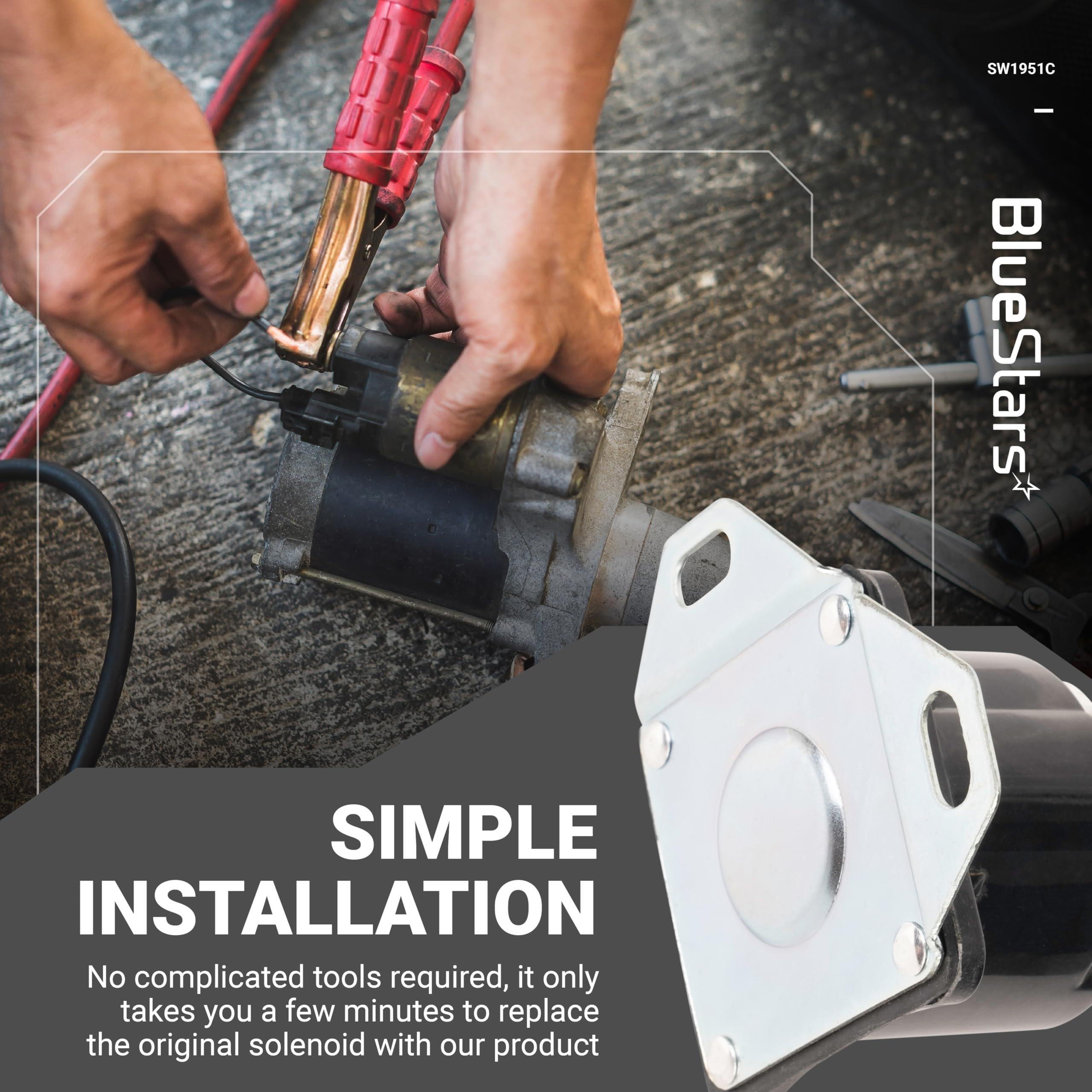 [Lifetime Warranty] SW1951C Heavy Duty Starter Solenoid Relay - Compatible with Ford F150 F250 F350 F450 F550 E150 E250 E350 Escort Bronco Mustang Ranger & Mercury & Lincoln - E5TZ-11450-A E9TZ-11450-B SW1951 image 5