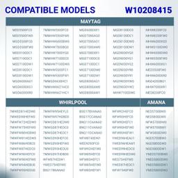 [Lifetime Warranty] W10208415 WPW10208415 Dryer Washer Door Hinge - Compatible for Whirlpool Maytag Kenmore Crosley Front Loader Dryer and Washer Hinges - Replaces 1872427 AP6017115 PS11750410 EA11750410 thumbnail 7
