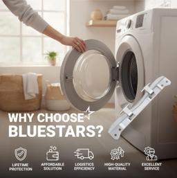 [Lifetime Warranty] W10208415 WPW10208415 Dryer Washer Door Hinge - Compatible for Whirlpool Maytag Kenmore Crosley Front Loader Dryer and Washer Hinges - Replaces 1872427 AP6017115 PS11750410 EA11750410 thumbnail 8