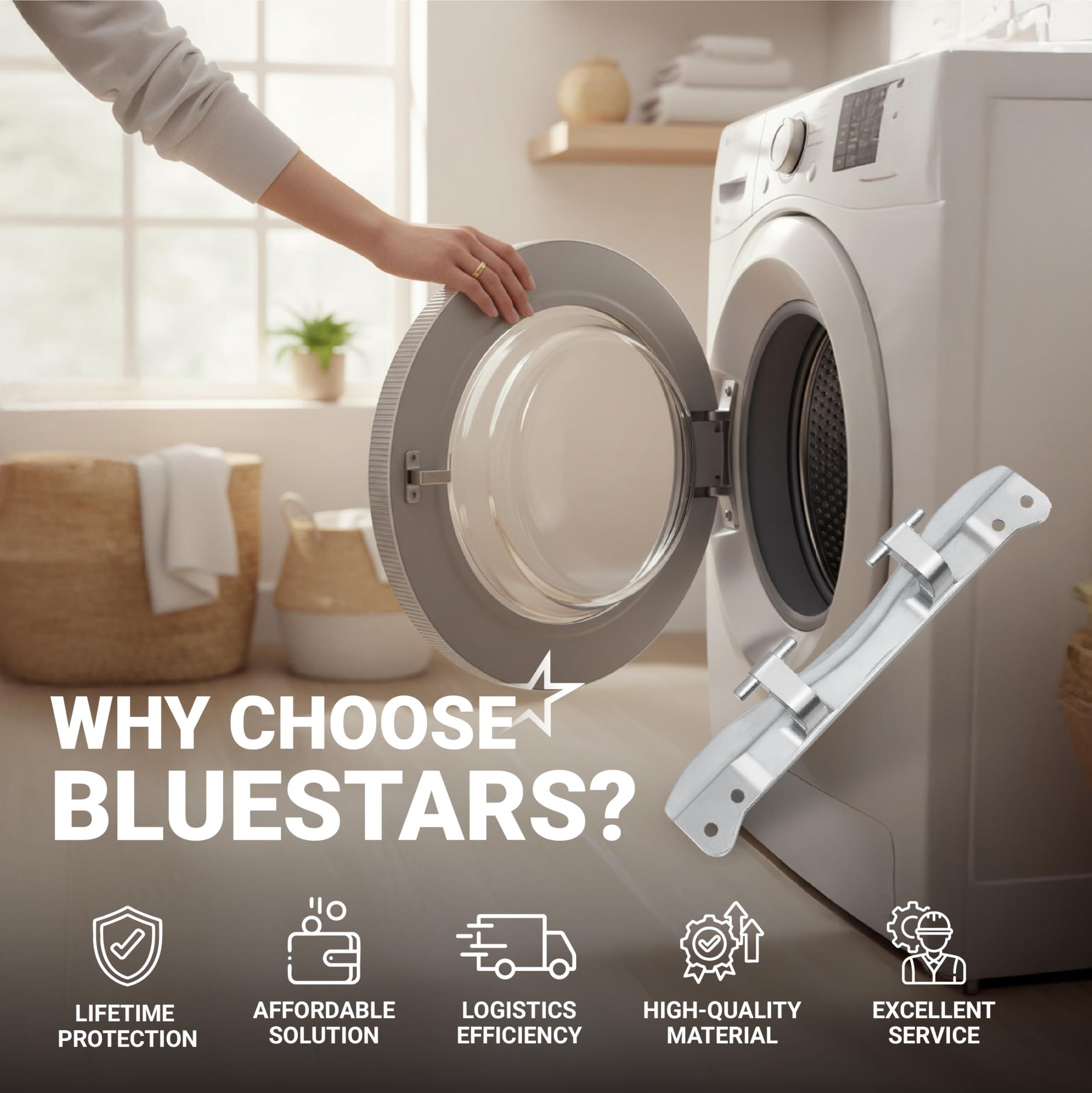 [Lifetime Warranty] W10208415 WPW10208415 Dryer Washer Door Hinge - Compatible for Whirlpool Maytag Kenmore Crosley Front Loader Dryer and Washer Hinges - Replaces 1872427 AP6017115 PS11750410 EA11750410 image 8