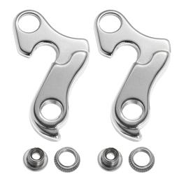 [Lifetime Warranty] Bicycle Bike Derailleur Hanger Derailleur Bracket Bike Tail Hook Frame Gear Tail Hook Aluminium Alloy Mountain Rear - for Cyclocross, Mountain, Road Racing Bike - Pack of 2 thumbnail 0