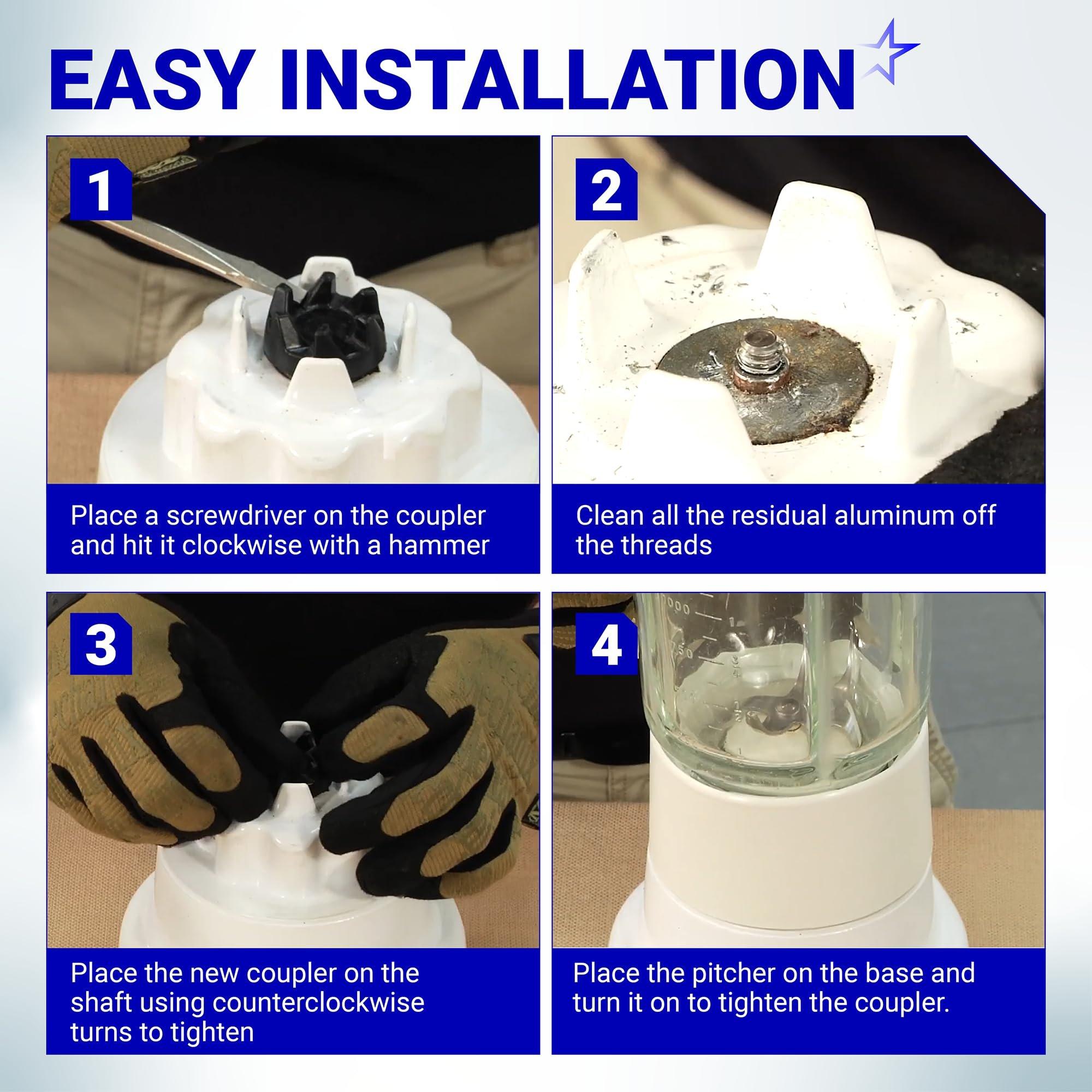 [Lifetime Warranty] 9704230 Blender Drive Coupler with Spanner Kit - Compatible with KitchenAid KSB5WH, KSB5, KSB3 - Replaces WP9704230VP WP9704230 AP6013694 image 4