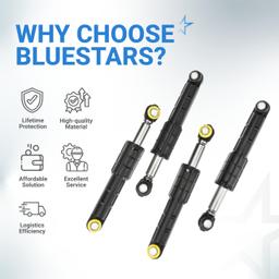 [Lifetime Warranty] DC66-00470A & DC66-00470B Washer Shock Absorber Replacement - Compatible with Samsung Washing Machines - Replaces AP4206426 2020946 DC66-00650C DC66-00650D PS4212219 - Pack of 4 thumbnail 8