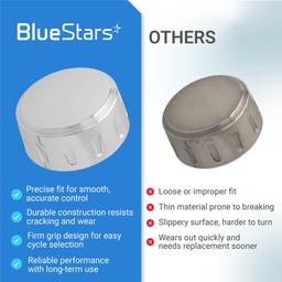 [Lifetime Warranty] WE01X21167 Control Knob - Compatible with GE Dryer & Washer GFW450SSM1WW GFW450SPM1DG GFDS170GH0WW - Replaces PS11725223 AP5986370 4392876 WH11X23474 thumbnail 7