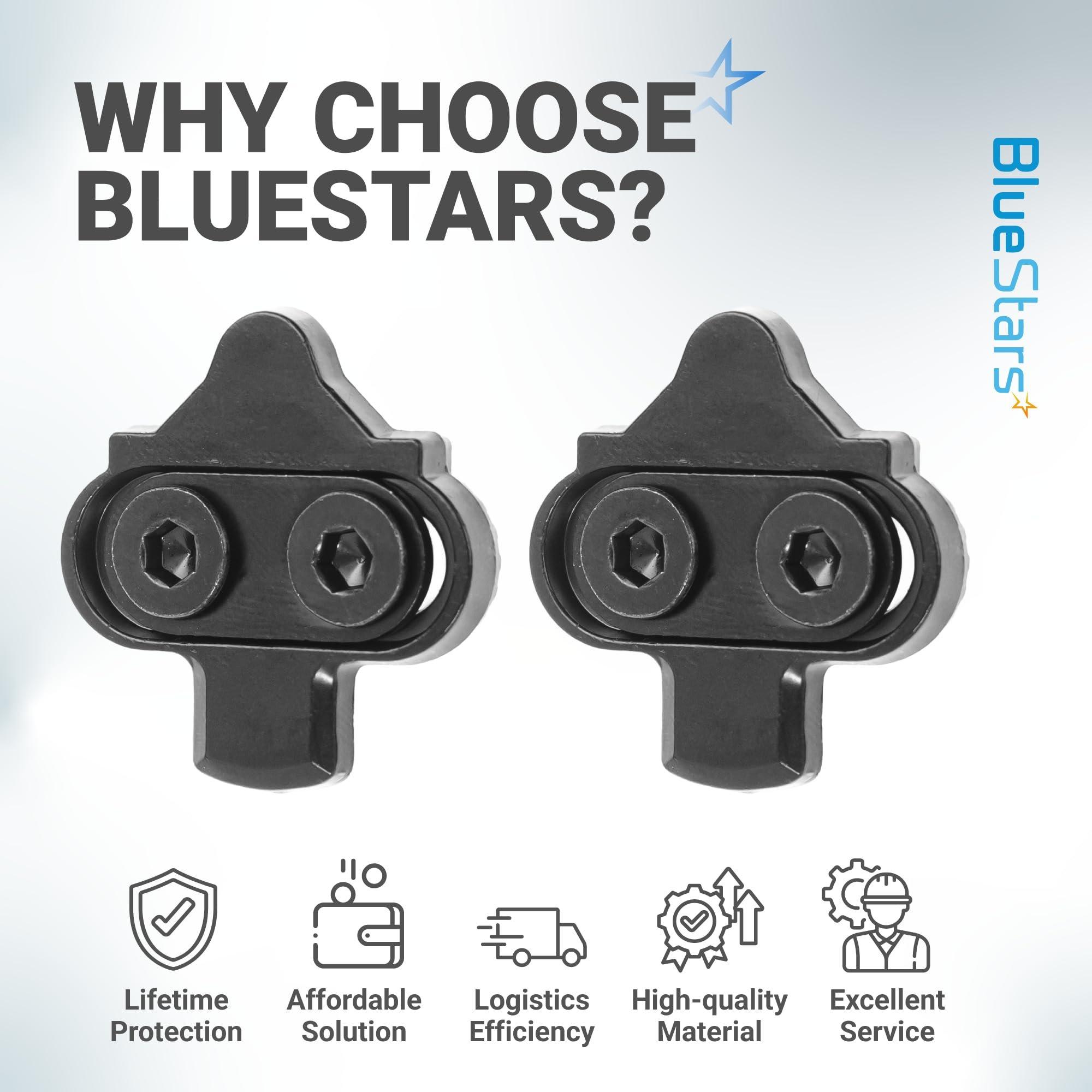 [Lifetime Warranty] Bike Cleats - Compatible with Shimano SPD & Look X-Track Pedals - Cycling Cleat for Cycling Shoes Suitable for Spinning Indoor Cycling Mountain Biking Outdoor Road Cycling - Pack of 2 image 7