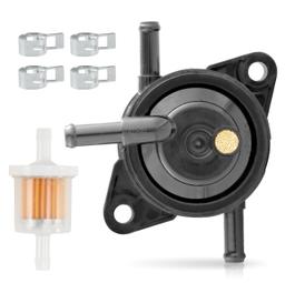 [Lifetime Warranty] 49040-7008 49040-0770 MIU12470 Fuel Pump - Compatible with Kawasaki FS FR FX Series Engines FS481V FS541V FS600V FS651V FS691V FS730V FR541V FR600V FR651V FR691V FR730V Fuel Filter Clamps thumbnail 0