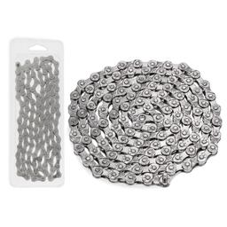 [Lifetime Warranty] 6/7/8 Speed Bike Chain 1/2 x 3/32 Inch (116 Links) with Pre-Install Connector - Anti-Rust Bicycle Chain - for MTB/Road/Gravel/Cyclocross Bikes - Compatible with Shimano SRAM Campagnolo thumbnail 0