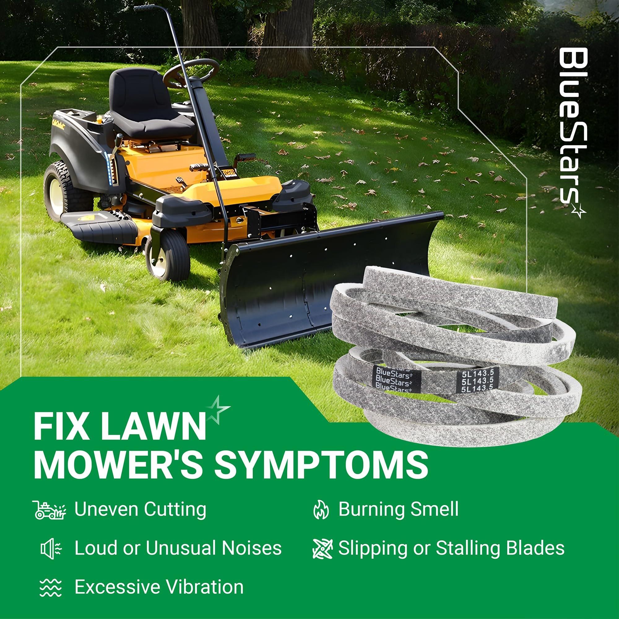 [Lifetime Warranty] 954-05078 Deck Belt Replacement for Cub Cadet 50-inch Deck ZT1 50 RZT 490-501-C070 Troy Bilt Mustang 754-05078 490-501-M070 Craftsman Z550 Z5600 Zero-Turn Mowers | 5/8 x 143.5 image 6