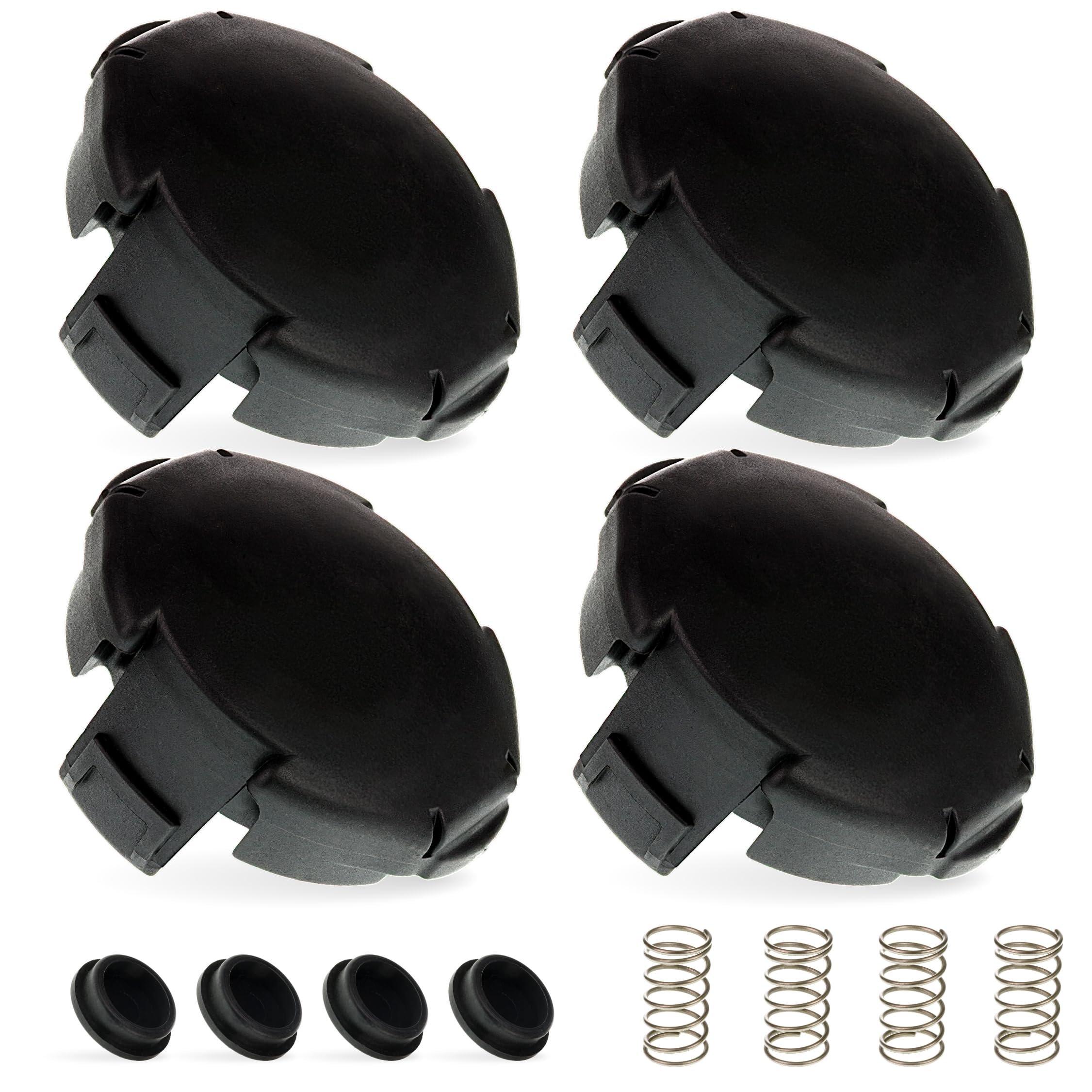 [Lifetime Warranty] Speed Feed 400 Trimmer Head Cap and Spring Kit - Compatible with Echo Weed Eater Head SRM-225 SRM-230 PAS-225 String Trimmer Echo Trimmer Parts X472000070 - Pack of 4 image 0