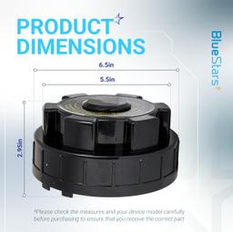 [Lifetime Warranty] Chlorinator Cover - Compatible with Hayward Cl200 CL220 Automatic Chlorinator Feeder - Made of Heavy-Duty ABS Plastic thumbnail 1