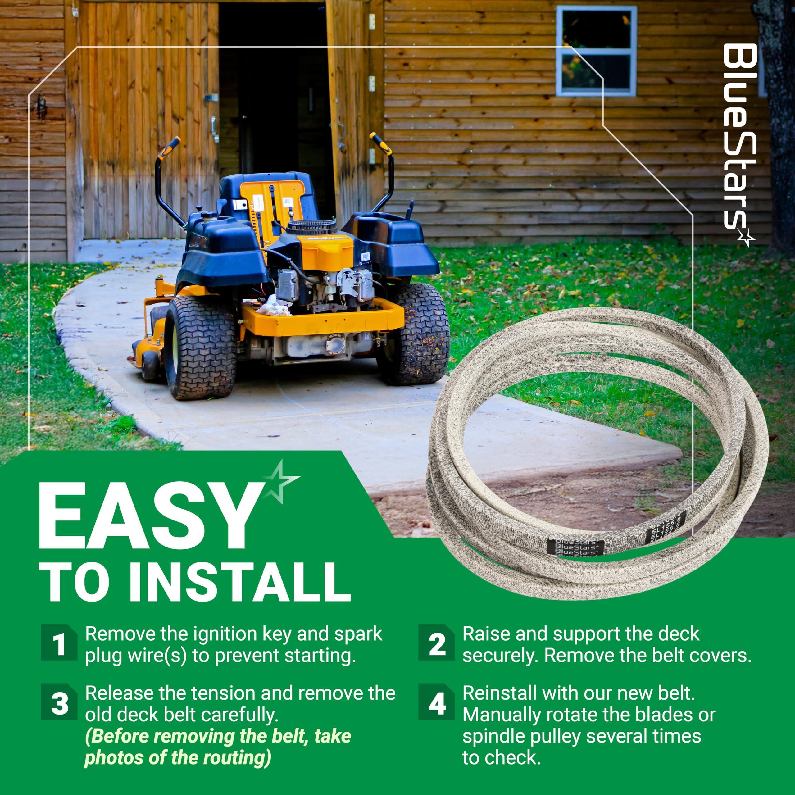 [Lifetime Warranty] 041-1560-00 Deck Belt - for 54-inch Deck Bad Boy MZ Magnum ZT Elite Maverick HD CZT Magnum Series 54" Zero Turn Mowers - Replaces 041156000 | 5/8" x 155.6" image 9