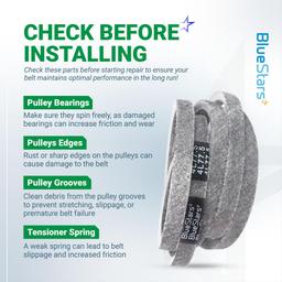 [Lifetime Warranty] 754-04062 954-04062 Deck Belt - for 38-inch MTD Troy Bilt Bolens 13AM762F765 13AM761F065 Yard Machines 13AC762F729 Murray M1338 Huskee 13A276LF031 Lawn Mower | 1/2" x 77.5" thumbnail 7