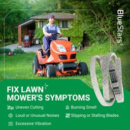 [Lifetime Warranty] 174368 Mower Deck Belt - for 48-inch Husqvarna, AYP, Poulan, Jonsered - Replaces 532174368, 532 17 43-68, 33907, PP13007, 532180483 | 5-8” x 90” thumbnail 6