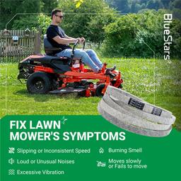 [Lifetime Warranty] 539117245 Deck Belt Replacement for 46 inch Deck Husqvarna Z246 RZ4623 RZ46i RZ4619 RZ4621 Zero-Turn Mowers - Replaces John Deere M118756 | 5/8" x 123" thumbnail 6