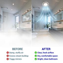 [Lifetime Warranty] 97017705 8663RP Fan Motor Assembly - Fits for Nutone 8664RP 671R 672R Fits for Boran 750 751 752 - S97017705 Bathroom Exhaust Fan Motor Replacement Parts - Replaces 86933000 JA2B104N thumbnail 7