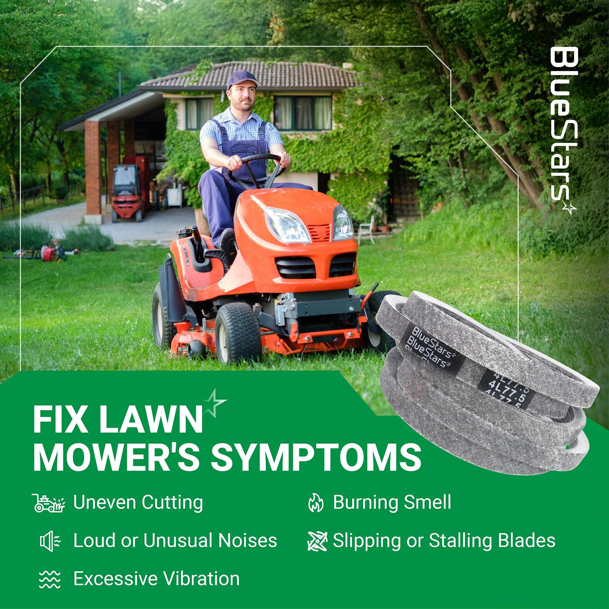 [Lifetime Warranty] 754-04062 954-04062 Deck Belt - for 38-inch MTD Troy Bilt Bolens 13AM762F765 13AM761F065 Yard Machines 13AC762F729 Murray M1338 Huskee 13A276LF031 Lawn Mower | 1/2" x 77.5" image 5