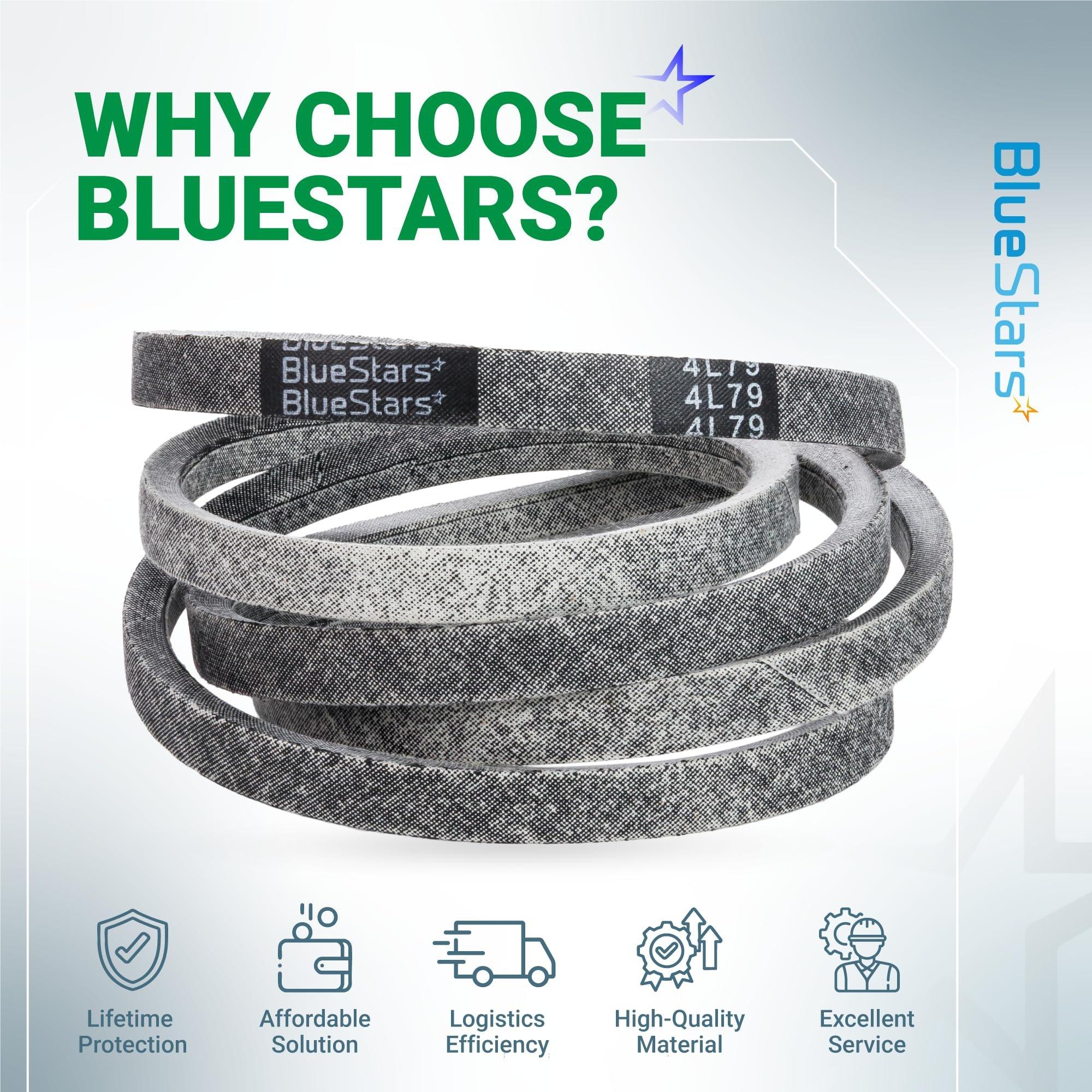 [Lifetime Warranty] 954-0349 Deck Belt - for 46-inch Cub Cadet 1180 1212 1800 Troy-Bilt Super Bronco 14AB809H063 MTD Toro LX460 - Replaces 754-0349 112-0317 Lawn Mower | 1/2” x 79” image 10