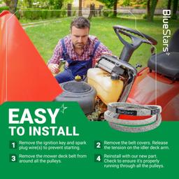 [Lifetime Warranty] 22431-VR8-N03 Drive Belt for Honda 21 Inch Walk-Behind Mowers HRN216 Series HRN216VKA HRN216VKAA HRN216VLA HRN216VLAA HRN216VYA Lawn Mower | 3/8" x 39.2" thumbnail 9