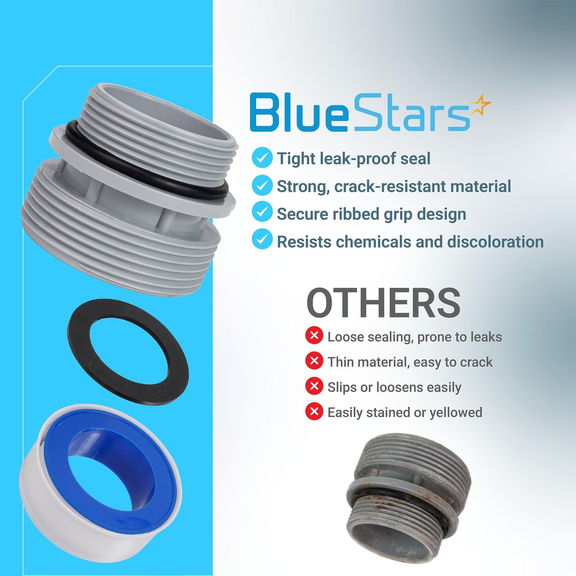 [Lifetime Warranty] 4560 Conversion Adapters Kit - Compatible with Intex Hayward Coleman, Filter Hose Conversion Kit 40mm to 1 1/2 Inch Pool Hose Adapter Fitting, Above Ground Pool Pump Connector - Pack of 4 image 7