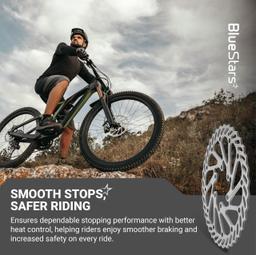 [Lifetime Warranty] 140mm Disc Brake Rotor Stainless Steel Bike Disc Brake Rotor with 6 Bolts - Fit for Road Bike Mountain Bike MTB BMX thumbnail 4