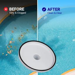 [Lifetime Warranty] SP1106 Pool Skimmer Vacuum Plate - Compatible with Hayward SP1082 1084 1085 1075 Skim Vac In-Ground Pool Skimmer Basket Cover, Hose Adapter Replacement thumbnail 4