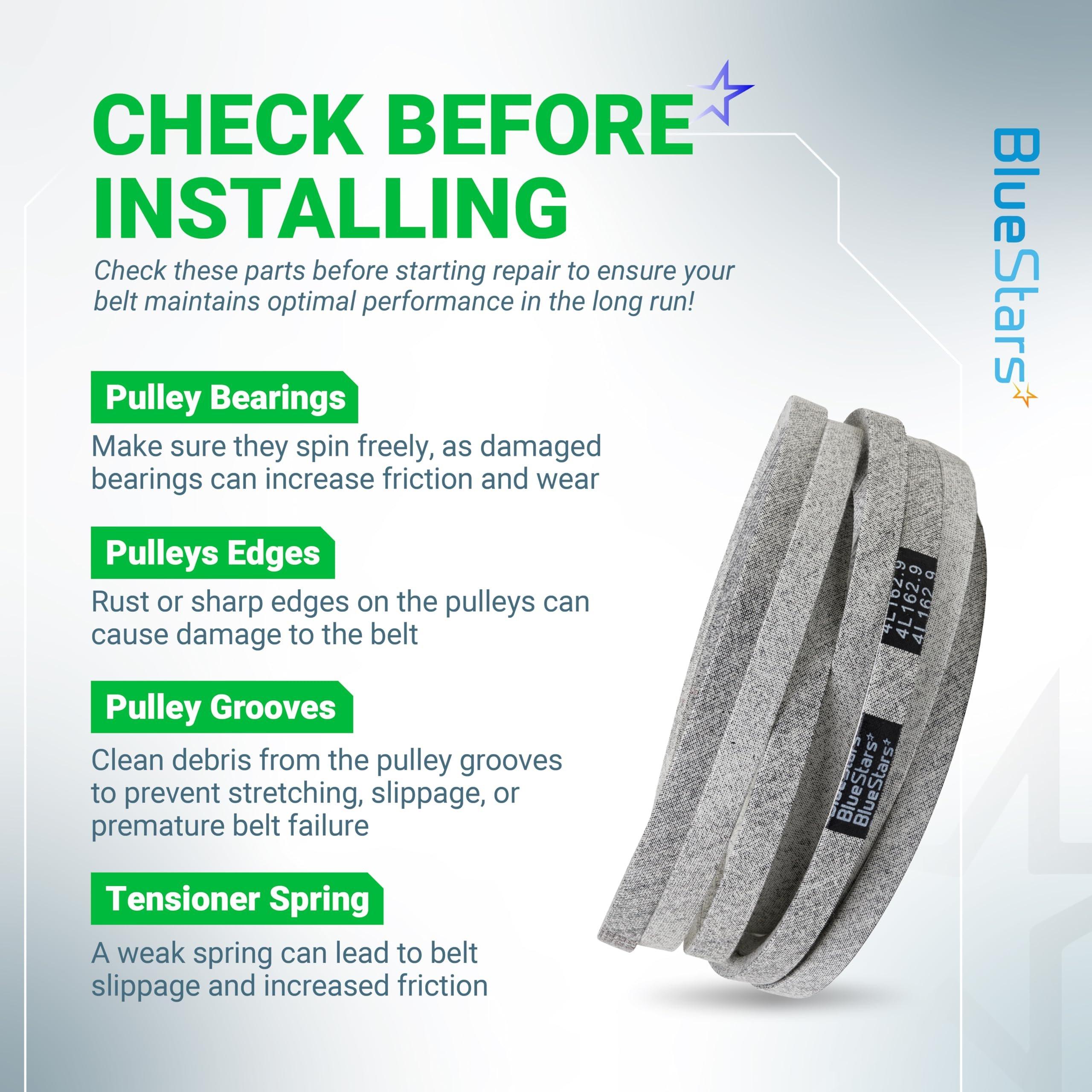 [Lifetime Warranty] 754-04240 954-04240 Mower Deck Belt - for 50” Deck Cub Cadet LTX 1050 LTX1050VT SLTX1050 MTD Craftsman | 162.9" x 0.5" image 6