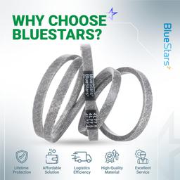 [Lifetime Warranty] 754-04062 954-04062 Deck Belt - for 38-inch MTD Troy Bilt Bolens 13AM762F765 13AM761F065 Yard Machines 13AC762F729 Murray M1338 Huskee 13A276LF031 Lawn Mower | 1/2" x 77.5" thumbnail 8