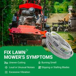 [Lifetime Warranty] 582558001 Deck Belt Replacement for 48 Inch Deck Husqvarna Z248F 48" Zero-Turn Mowers RedMax RZT48 Jonsered Z48F | Aramid Cord | 5/8" x 147.5" thumbnail 6