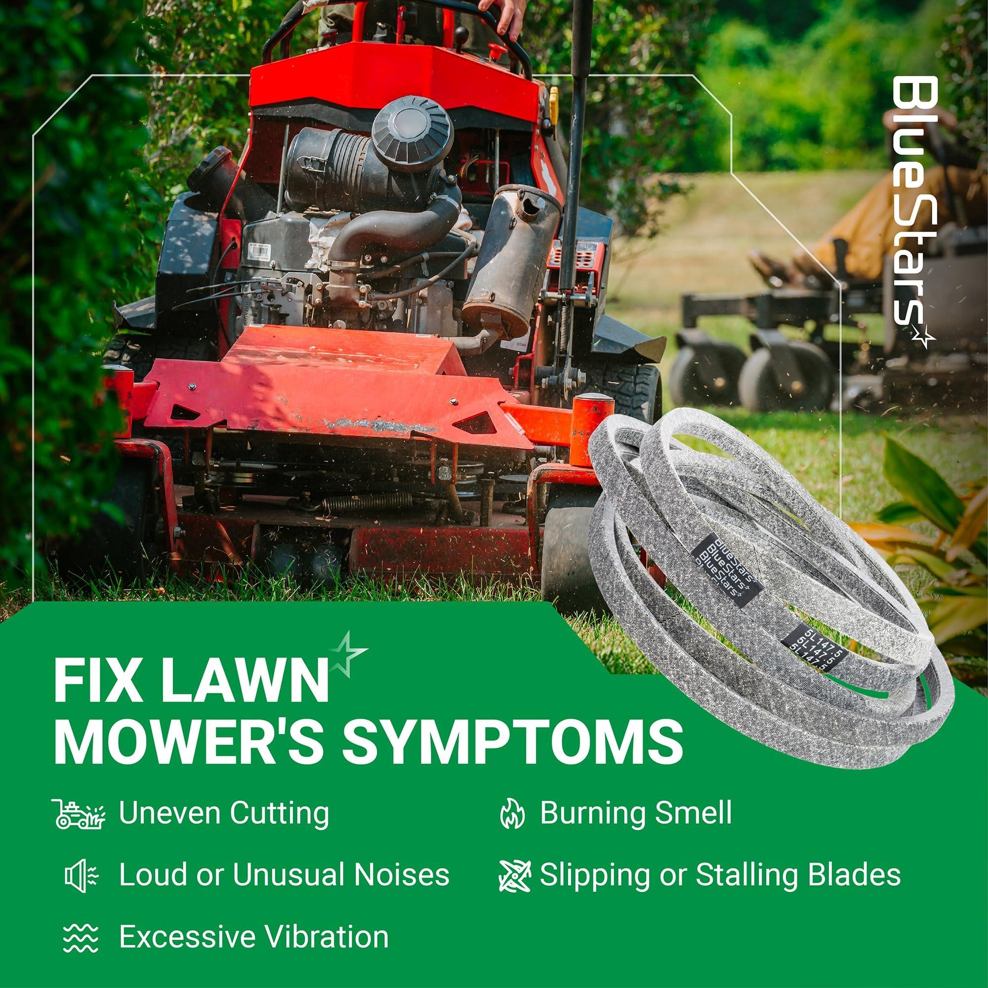 [Lifetime Warranty] 582558001 Deck Belt Replacement for 48 Inch Deck Husqvarna Z248F 48" Zero-Turn Mowers RedMax RZT48 Jonsered Z48F | Aramid Cord | 5/8" x 147.5" image 6