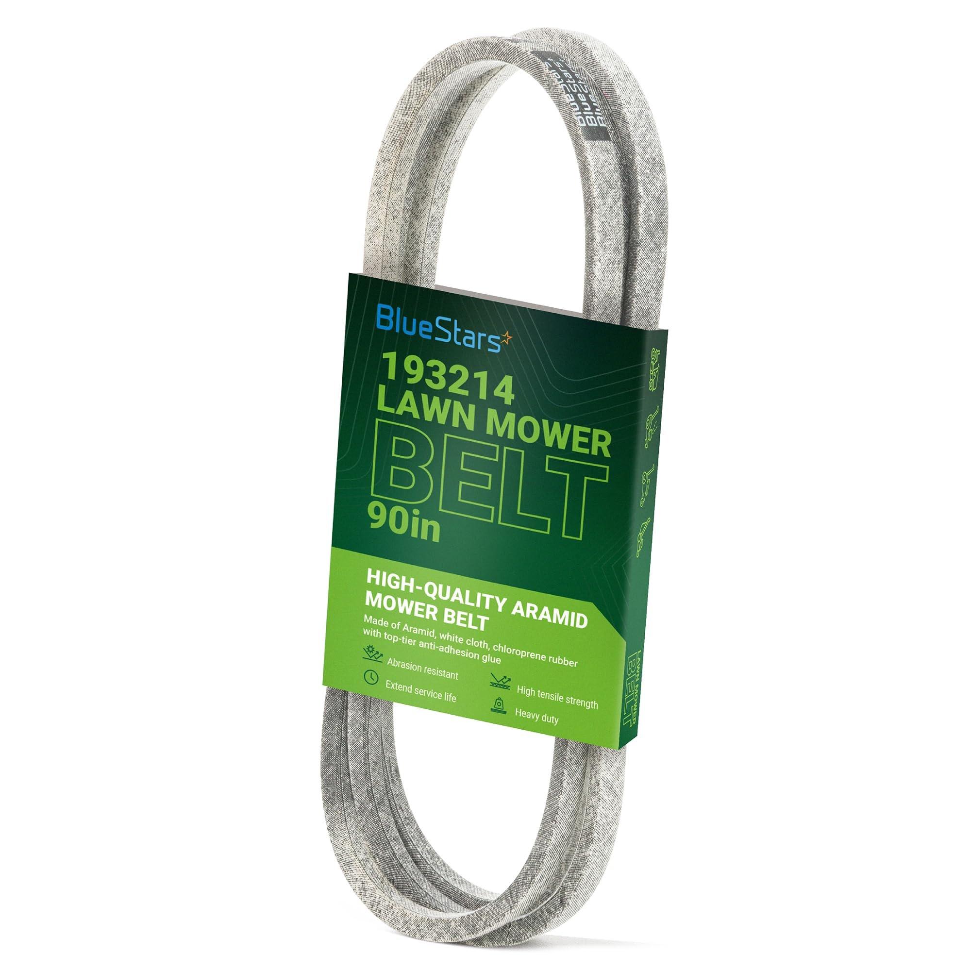[Lifetime Warranty] 125907X 532125907 193214 Deck Belt - for 38" Deck Craftsman Husqvarna AYP Dixon Jonsered Poulan - Replaces 105732X 120302X 21546076 M79204 532193214 Mower Deck Belt | 1/2 x 90 image 0