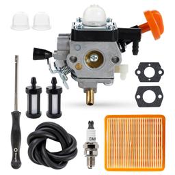 [Lifetime Warranty] FS 91 R Trimmer Carburetor Kit - Compatible with STIHL FS91R FS91 FC91 FS111 FC111 KM91R KM111R HT102 FC96 Trimmer Brushcutter 4180-120-0615 Carb thumbnail 0