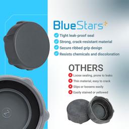 [Lifetime Warranty] P01006 Pool Drain Valve Cap Replacement for Coleman Above Ground Pools - Compatible with P01006 P01010 P6H1158ASS16 - Heavy Duty Leak-Proof Pool Drain Cap with Rubber Seal thumbnail 7