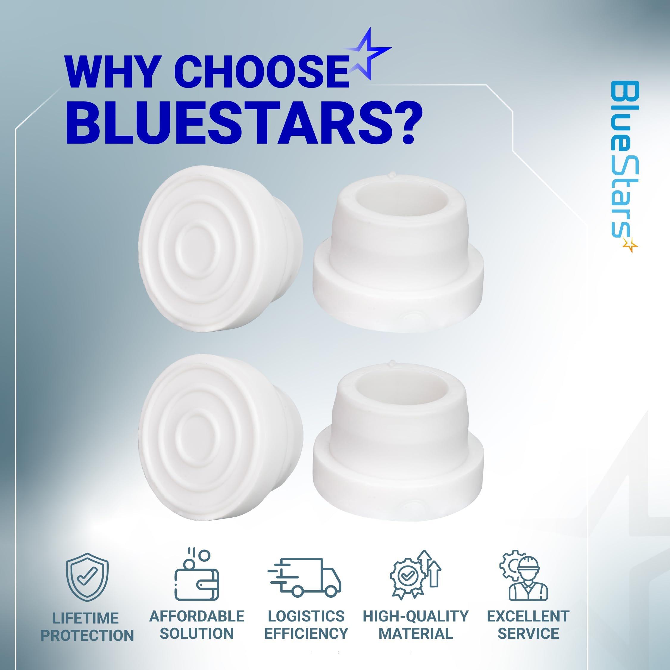 [Lifetime Warranty] Pool Ladder Bumpers for Inground Pool - Rubber Pool Ladder End Caps fit 1.9" Standard Tubing - White Inside Plug Protective Bumper Pool Step Covers, Inground Pool Ladder - Pack of 4 image 9