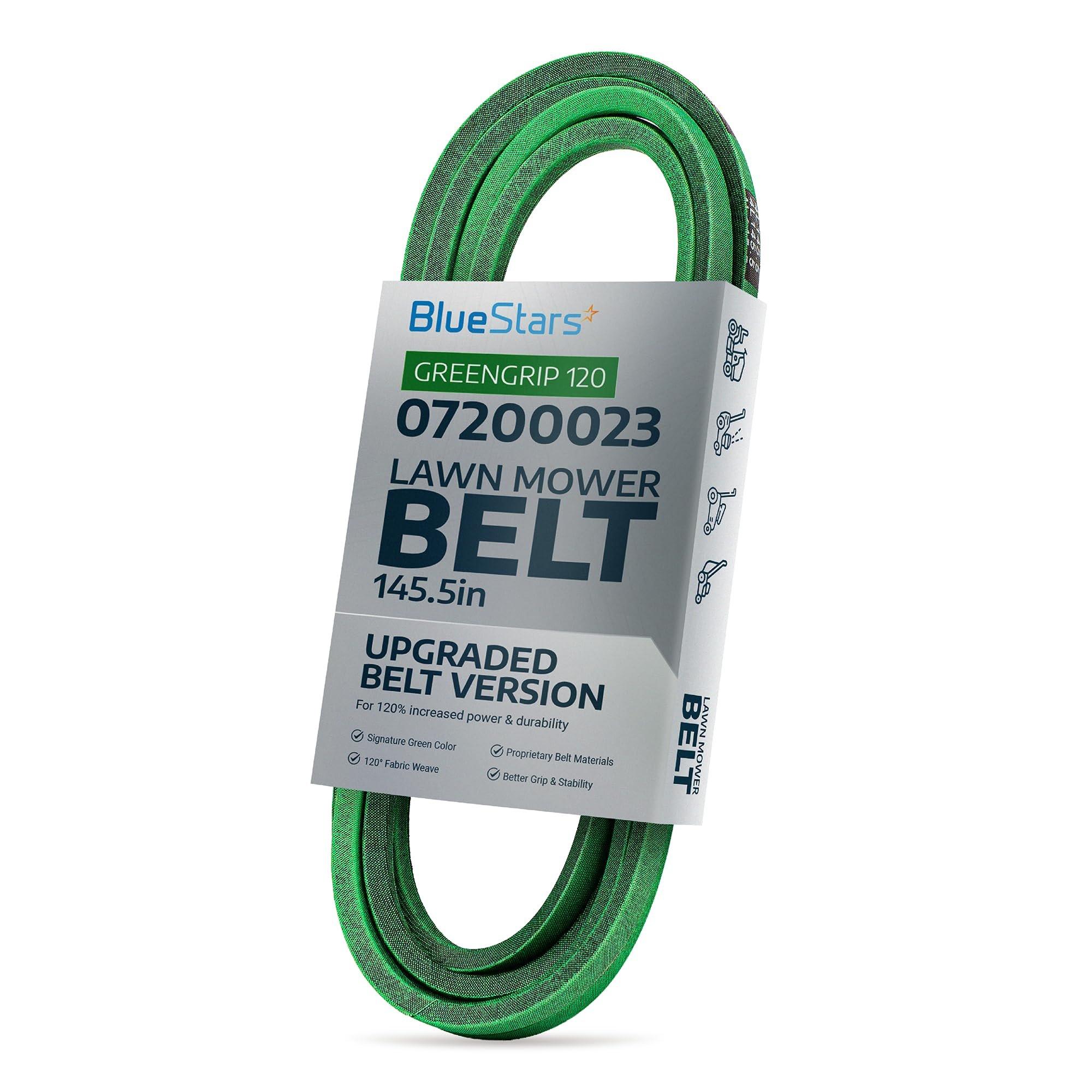 [Lifetime Warranty] [Upgraded Grip120] 07200023 Deck Belt - for 52 Inch Deck Ariens Ikon X, Ikon XD, Zoom, Zoom XL, Gravely ZT X & ZTXL 52" Deck Belt - Replaces Exmark/Toro 130-0843 | 1/2" x 145.5" image 0